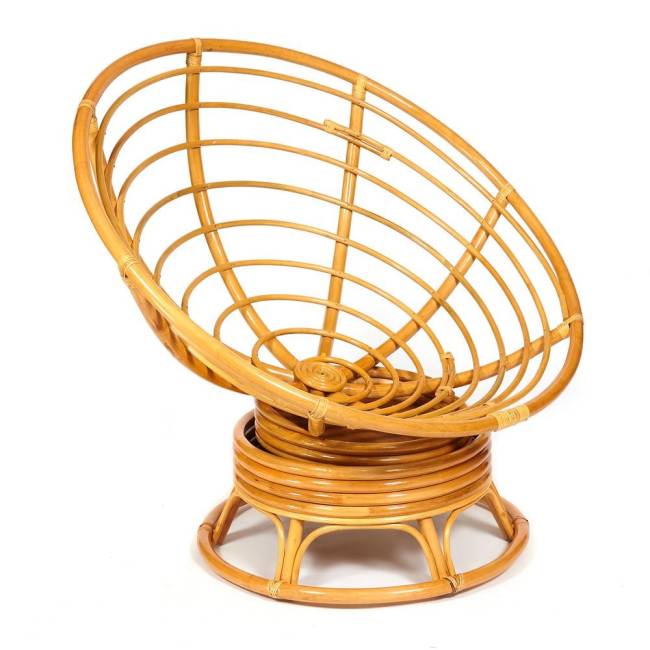 Кресло-качалка Папасан/Papasan (W 23/01 B) /с подушкой/ 115х78х104см, медовый, флок олива, 23 Honey (мед) Кресло-качалка Папасан/Papasan (W 23/01 B) /с подушкой/ 115х78х104см, медовый, флок олива, 23 Honey (мед)