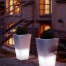Кашпо пластиковое светящееся Y-Pot Lighting белый 440х440х900 мм Кашпо пластиковое светящееся Y-Pot Lighting белый 440х440х900 мм
