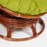 Кресло-качалка Папасан/Papasan (W 23/01 B) /с подушкой/ 115х78х104см, пекан орех, флок олива, 23 Pecan (орех) Кресло-качалка Папасан/Papasan (W 23/01 B) /с подушкой/ 115х78х104см, пекан орех, флок олива, 23 Pecan (орех)
