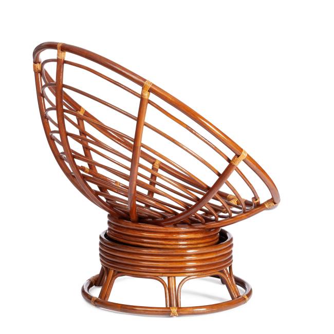 Кресло-качалка Папасан/Papasan (W 23/01 B) /без подушки/ 115х78х104см, пекан орех Pecan (орех) Кресло-качалка Папасан/Papasan (W 23/01 B) /без подушки/ 115х78х104см, пекан орех Pecan (орех)
