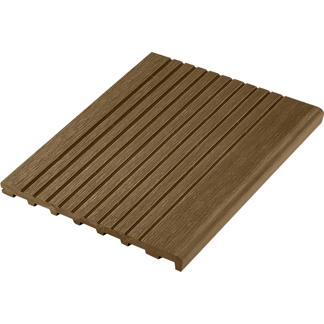Ступень из ДПК UnoDeck Scala, 345x23х3000/4000 3000, Орех Ступень из ДПК UnoDeck Scala, 345x23х3000/4000 3000, Орех