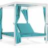 Шатер с лежаками Enigma белый, голубой 2080х1880х2050 мм Шатер с лежаками Enigma белый, голубой 2080х1880х2050 мм