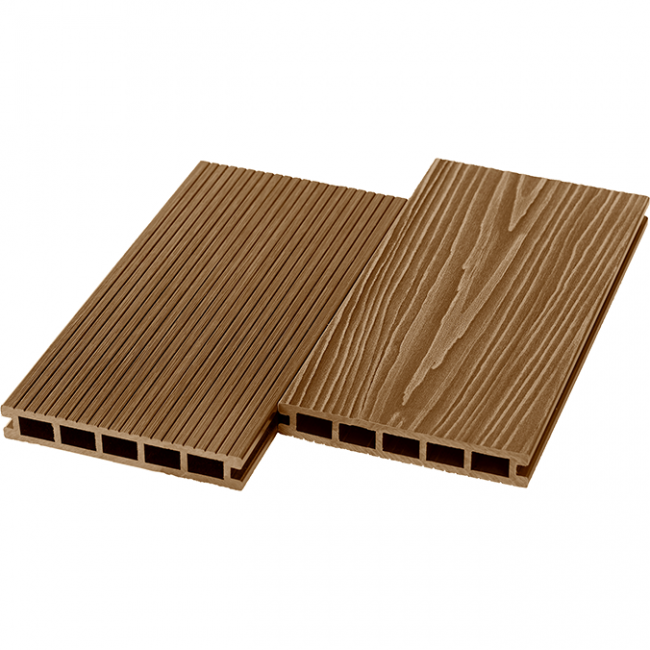 Террасная доска из ДПК UnoDeck Ultra, 150х24х3000/4000 3000, Орех Террасная доска из ДПК UnoDeck Ultra, 150х24х3000/4000 3000, Орех