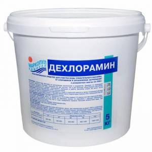 ДЕХЛОРАМИН, 5кг ведро, гранулы для очистки воды от хлораминов и органич.загрязнений