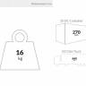 Стол пластиковый барный складной Sky Folding Bar Table 60 черный Ø600х1080 мм