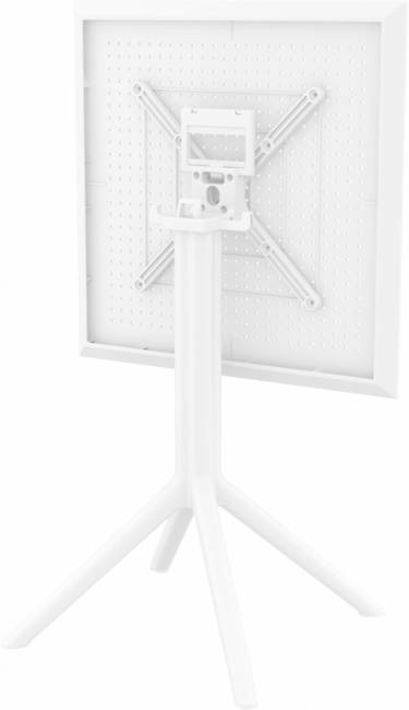Стол пластиковый складной Sky Folding Table 60 белый 600х600х740 мм