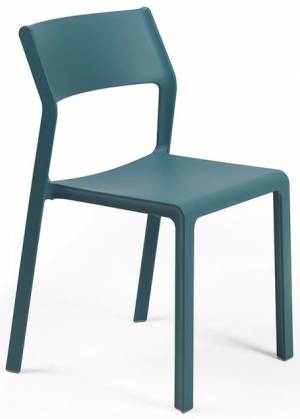 Стул пластиковый Trill Bistrot бирюзовый 500х515х825 мм Стул пластиковый Trill Bistrot бирюзовый 500х515х825 мм
