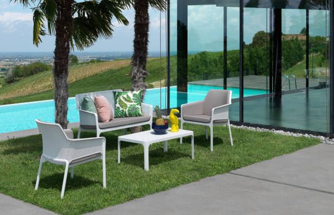 Подушка для кресла Net Relax серый 525х570х75 мм Подушка для кресла Net Relax серый 525х570х75 мм