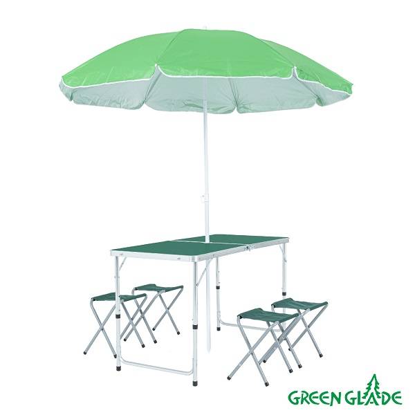 Набор мебели для пикника Green Glade M790-3 (зелёный) Набор мебели для пикника Green Glade M790-3 (зелёный)