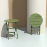 Стол пластиковый складной Helen Folding Table Ø60 оливковый Ø600х740 мм Стол пластиковый складной Helen Folding Table Ø60 оливковый Ø600х740 мм
