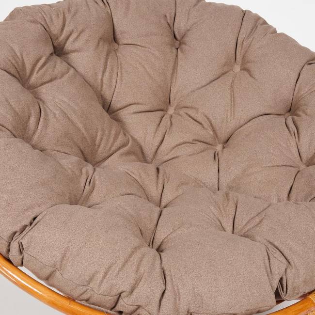 Кресло Папасан/Papasan (23/01 W) /с подушкой и ремешками/ 115х101х104см, коньячный, экошерсть коричневый, 1811-5 Cognac (коньяк) Кресло Папасан/Papasan (23/01 W) /с подушкой и ремешками/ 115х101х104см, коньячный, экошерсть коричневый, 1811-5 Cognac (коньяк)