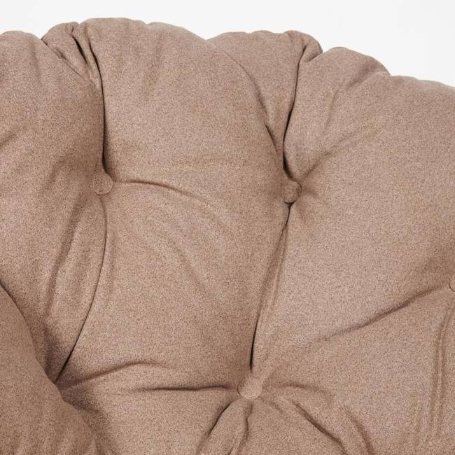 Кресло Папасан/Papasan (23/01 W) /с подушкой и ремешками/ 115х101х104см, коньячный, экошерсть коричневый, 1811-5 Cognac (коньяк) Кресло Папасан/Papasan (23/01 W) /с подушкой и ремешками/ 115х101х104см, коньячный, экошерсть коричневый, 1811-5 Cognac (коньяк)